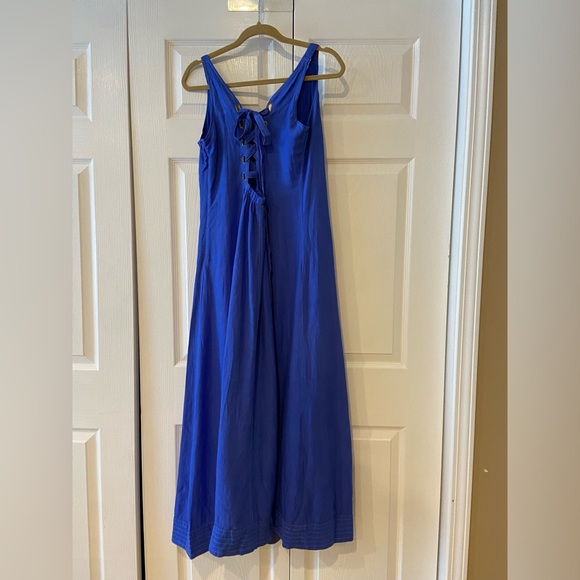 Maeve Cobalt Blue dress tie back beautiful new never worn with tags. - Picture 2 of 7